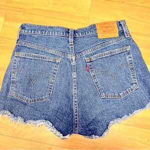Levi's Women's Blue Denim Shorts